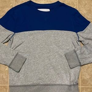 Aeropostale crew neck sweatshirt 2 tone color block pullover